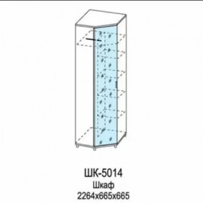 Шкаф для одежды и белья ШК-5014 Грейс в Ноябрьске - noyabrsk.mebel-tymen.ru | фото
