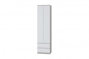 Шкаф для одежды Лори, дуб серый/белый в Ноябрьске - noyabrsk.mebel-tymen.ru | фото