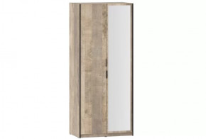 Шкаф для одежды с зеркалом Фолк НМ 014.03 в Ноябрьске - noyabrsk.mebel-tymen.ru | фото