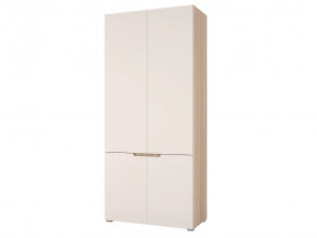 Шкаф двухстворчатый Анталия Сонома-Белый софт в Ноябрьске - noyabrsk.mebel-tymen.ru | фото