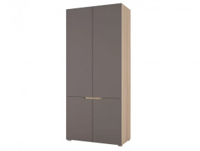 Шкаф двухстворчатый Анталия Сонома-Графит софт в Ноябрьске - noyabrsk.mebel-tymen.ru | фото