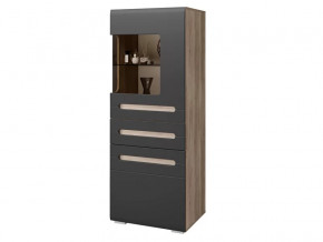 Шкаф Наоми ШК-24 графит нубук в Ноябрьске - noyabrsk.mebel-tymen.ru | фото