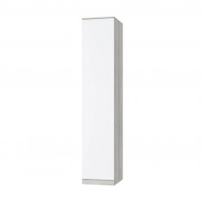 Шкаф-пенал Лори, 452 мм, дуб серый/белый в Ноябрьске - noyabrsk.mebel-tymen.ru | фото