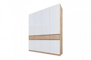 Шкаф распашной Турин белый глянец в Ноябрьске - noyabrsk.mebel-tymen.ru | фото