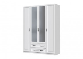 Шкаф ШР-4 "Кантри", белый в Ноябрьске - noyabrsk.mebel-tymen.ru | фото