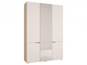 Шкаф трехстворчатый Анталия Сонома -Белый софт в Ноябрьске - noyabrsk.mebel-tymen.ru | фото