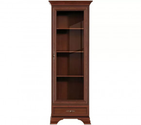 Шкаф-витрина Kentaki S320-REG1W1S Каштан в Ноябрьске - noyabrsk.mebel-tymen.ru | фото