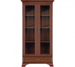 Шкаф-витрина Kentaki S320-REG2W1S Каштан в Ноябрьске - noyabrsk.mebel-tymen.ru | фото