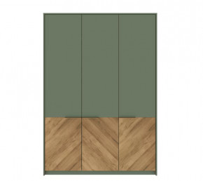 SIENA шкаф SZF3D (Дымчатый зеленый/Дуб вотан) в Ноябрьске - noyabrsk.mebel-tymen.ru | фото