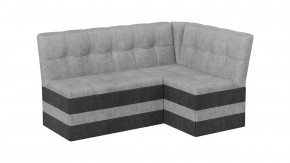 Скамья угловая «Оскар» исп. 2 Микровелюр Wellmart Silver, Graphite в Ноябрьске - noyabrsk.mebel-tymen.ru | фото