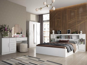 Спальный гарнитур Басямиф, белый в Ноябрьске - noyabrsk.mebel-tymen.ru | фото