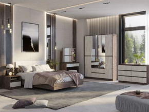 Спальный гарнитур Милана Ясень анкор/Дуб эльза в Ноябрьске - noyabrsk.mebel-tymen.ru | фото