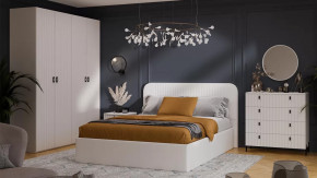 Спальный гарнитур «Тиффани» №3 Белый Жемчуг, Белый софт в Ноябрьске - noyabrsk.mebel-tymen.ru | фото