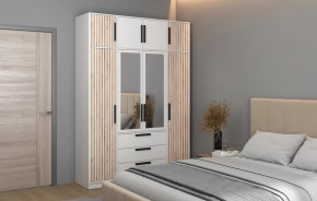 Спальный гарнитур Вегас (ЛДСП Белый) в Ноябрьске - noyabrsk.mebel-tymen.ru | фото