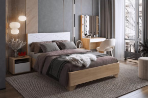 Спальный гарнитур Зара К4 дуб сонома/белый в Ноябрьске - noyabrsk.mebel-tymen.ru | фото