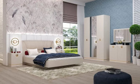 Спальня №1 "Капри" Сатин в Ноябрьске - noyabrsk.mebel-tymen.ru | фото