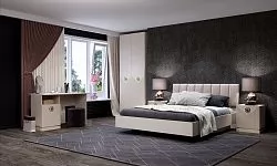 Спальня №2 "Капри" Сатин в Ноябрьске - noyabrsk.mebel-tymen.ru | фото