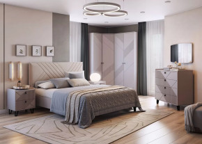 Спальня Кашемир №3, кашемир/сантьяго в Ноябрьске - noyabrsk.mebel-tymen.ru | фото