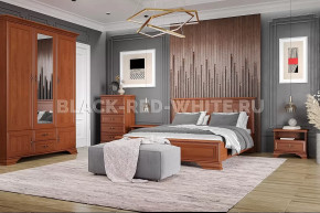 Спальня Kentaki каштан в Ноябрьске - noyabrsk.mebel-tymen.ru | фото