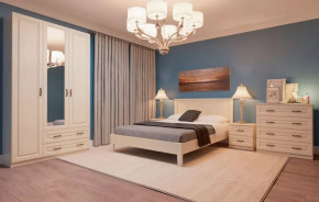 Спальня модульная Кантри Слоновая кость в Ноябрьске - noyabrsk.mebel-tymen.ru | фото