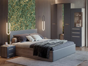 Спальня Наоми графит нубук в Ноябрьске - noyabrsk.mebel-tymen.ru | фото