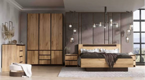 Спальня серия Бостон дуб вотан в Ноябрьске - noyabrsk.mebel-tymen.ru | фото
