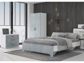 Спальня Victor Белый-бетон в Ноябрьске - noyabrsk.mebel-tymen.ru | фото