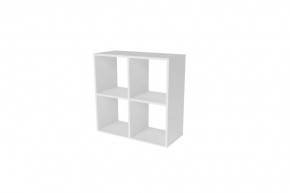 Стеллаж 4 секции 696х700х294, цвет белый в Ноябрьске - noyabrsk.mebel-tymen.ru | фото