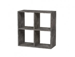 Стеллаж 4 секции графит Герда в Ноябрьске - noyabrsk.mebel-tymen.ru | фото