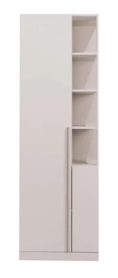 Стеллаж Николь 21.2 Кашемир в Ноябрьске - noyabrsk.mebel-tymen.ru | фото