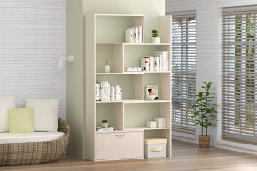 Стеллаж раздвижной, 718/1300 мм бодега белая Диал в Ноябрьске - noyabrsk.mebel-tymen.ru | фото