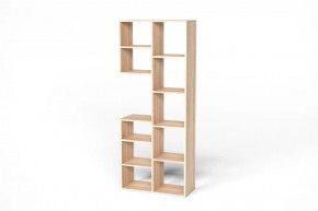 Стеллаж Элемент-2 дуб сонома Герда в Ноябрьске - noyabrsk.mebel-tymen.ru | фото