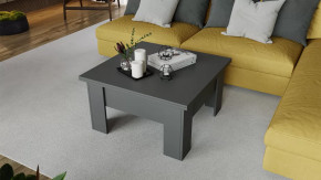 Стол журнальный тип 10 Графит Серый в Ноябрьске - noyabrsk.mebel-tymen.ru | фото