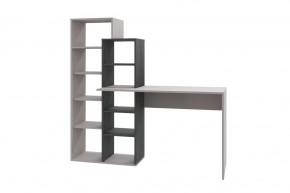 Стол компьютерный Квадро, кашемир/черный ясень в Ноябрьске - noyabrsk.mebel-tymen.ru | фото