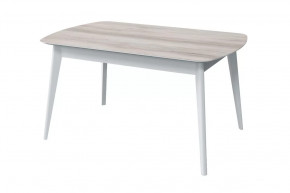 Стол обеденный Прайм, бора бора/белый в Ноябрьске - noyabrsk.mebel-tymen.ru | фото