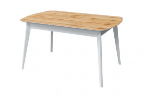 Стол обеденный Прайм, дуб вотан/белый в Ноябрьске - noyabrsk.mebel-tymen.ru | фото