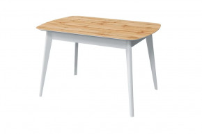 Стол обеденный Прайм, дуб вотан/белый в Ноябрьске - noyabrsk.mebel-tymen.ru | фото