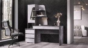 Стол Пифагор Цемент светлый / темный в Ноябрьске - noyabrsk.mebel-tymen.ru | фото