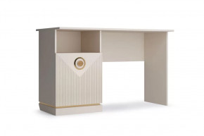 Стол письменный "Капри" Сатин/Сатин в Ноябрьске - noyabrsk.mebel-tymen.ru | фото