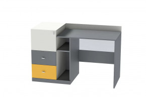 Стол письменный Клео Ст-1, 1300 мм, графит, миндаль, солнечный Диал в Ноябрьске - noyabrsk.mebel-tymen.ru | фото