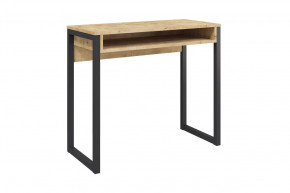 Стол письменный Леонардо, дуб бунратти/черный в Ноябрьске - noyabrsk.mebel-tymen.ru | фото