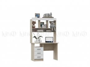 Стол письменный Мартина ЛДСП с надстройкой в Ноябрьске - noyabrsk.mebel-tymen.ru | фото