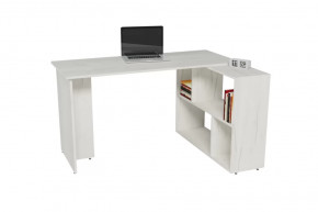 Стол письменный с тумбой СП-3 дуб грей Герда в Ноябрьске - noyabrsk.mebel-tymen.ru | фото