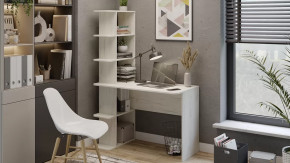 Стол письменный тип 4 Дуб крафт белый в Ноябрьске - noyabrsk.mebel-tymen.ru | фото