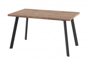 Стол раздвижной Borg-140, дуб велингтон/черный в Ноябрьске - noyabrsk.mebel-tymen.ru | фото