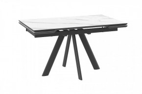 Стол раздвижной Jack-140, calakatta st cer/черный в Ноябрьске - noyabrsk.mebel-tymen.ru | фото