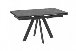 Стол раздвижной Jack-140, stone black st cer/черный в Ноябрьске - noyabrsk.mebel-tymen.ru | фото