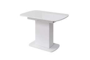 Стол Соренто-2, белый/белый глянец в Ноябрьске - noyabrsk.mebel-tymen.ru | фото