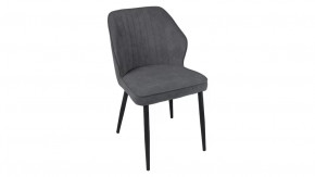 Стул «Крис» Черный муар, Микровелюр BRENDY Graphite в Ноябрьске - noyabrsk.mebel-tymen.ru | фото