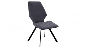 Стул «Матэо»  Черный муар, Микровелюр BRENDY Graphite в Ноябрьске - noyabrsk.mebel-tymen.ru | фото